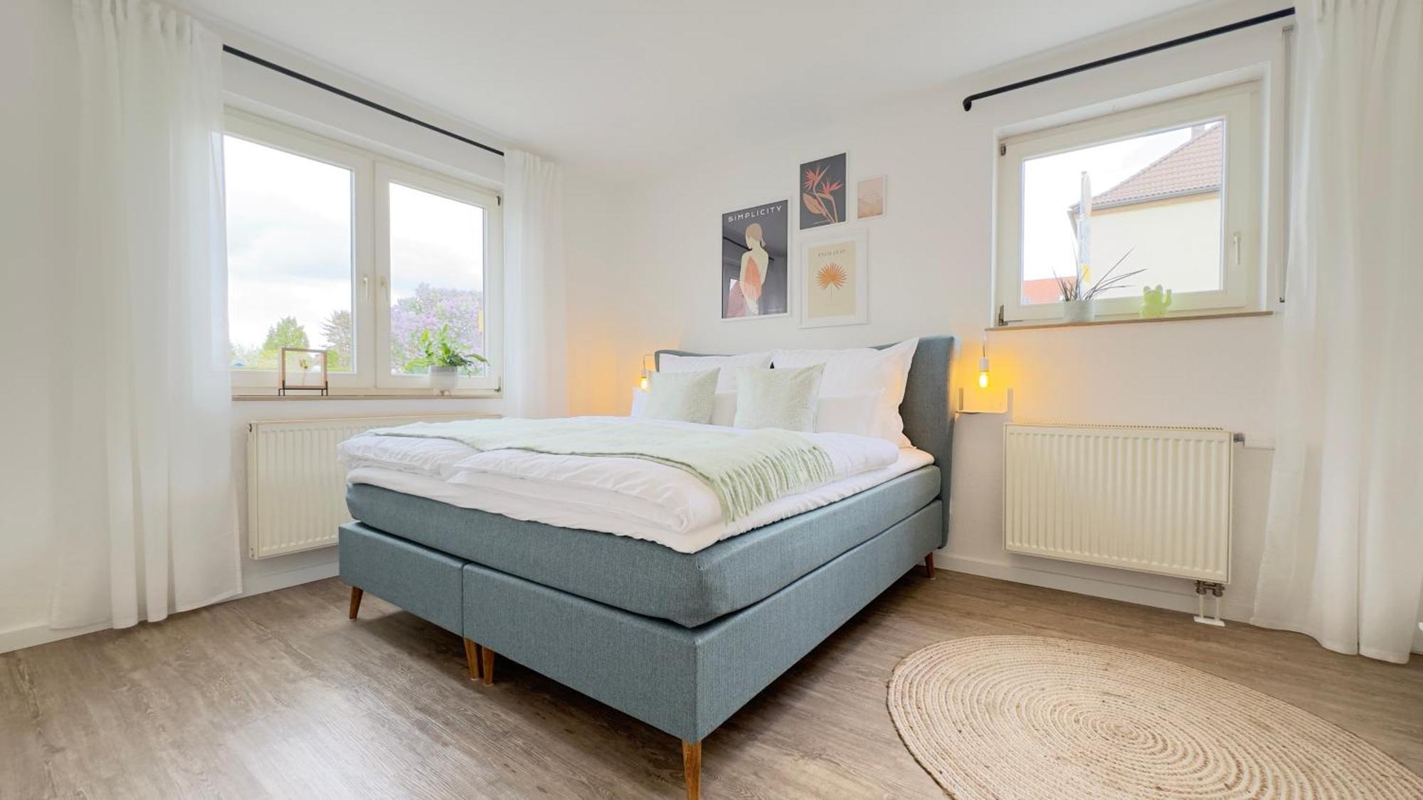 Fewo Am Park - 4P, Boxspringbett, Balkon, Smarttv, Gesundbrunnen, Familienfreundlich Halle  Zewnętrze zdjęcie