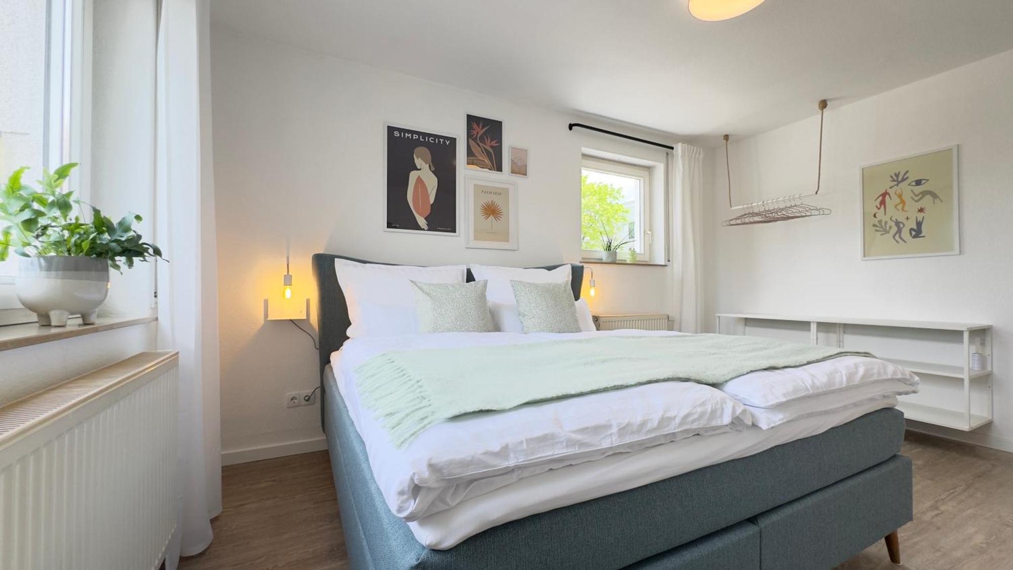 Fewo Am Park - 4P, Boxspringbett, Balkon, Smarttv, Gesundbrunnen, Familienfreundlich Halle  Zewnętrze zdjęcie